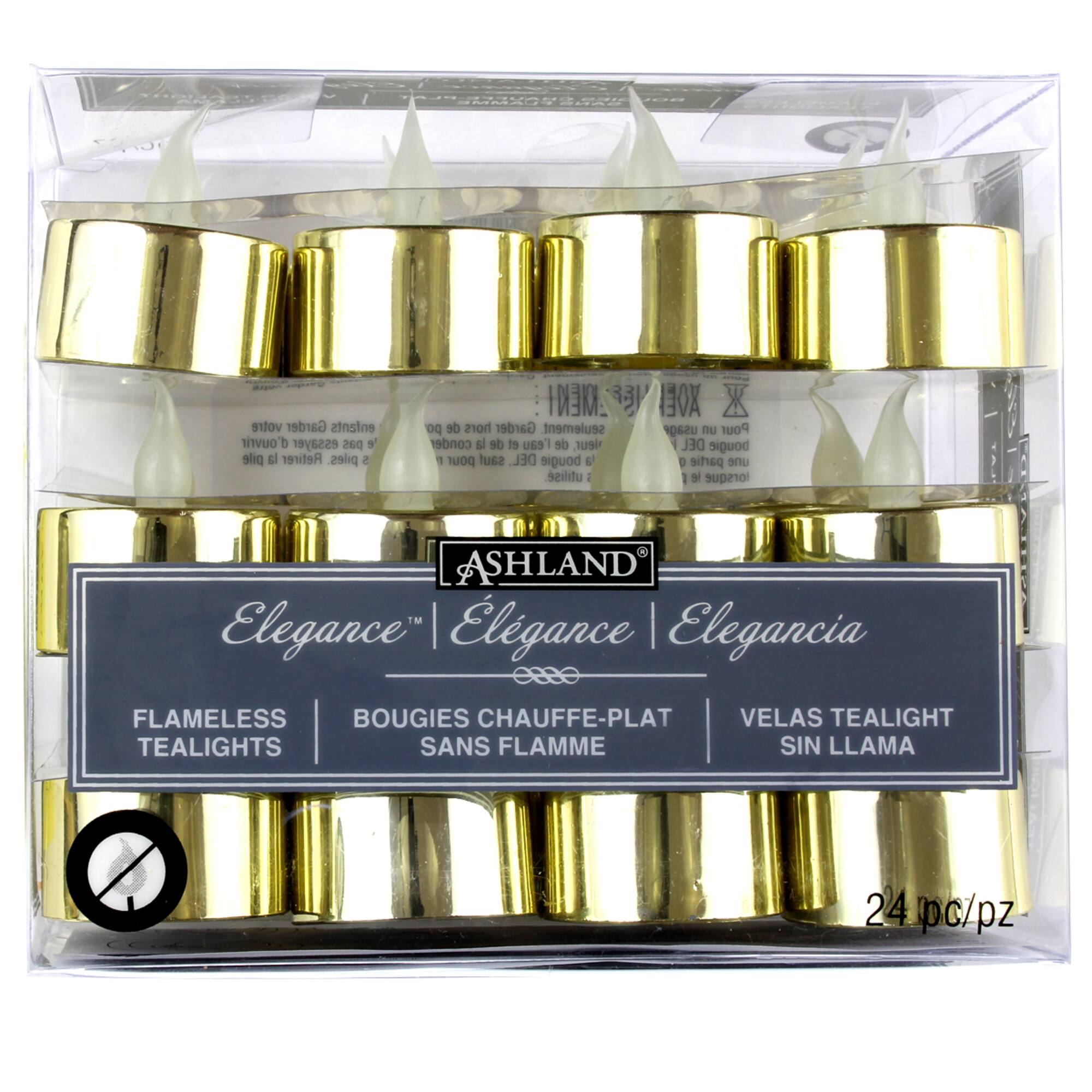 Gold Flameless Tealights By Ashland®